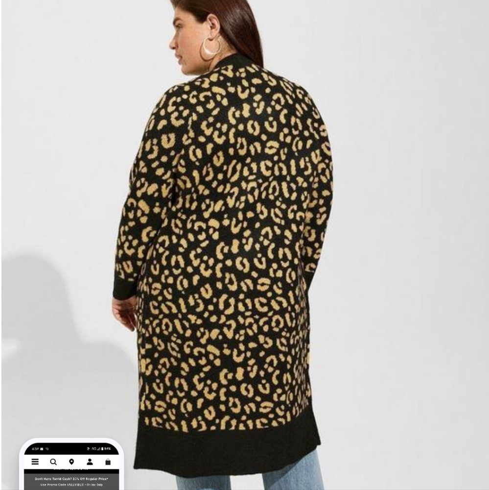 Torrid vegan cashmere duster - Picture 2 of 6